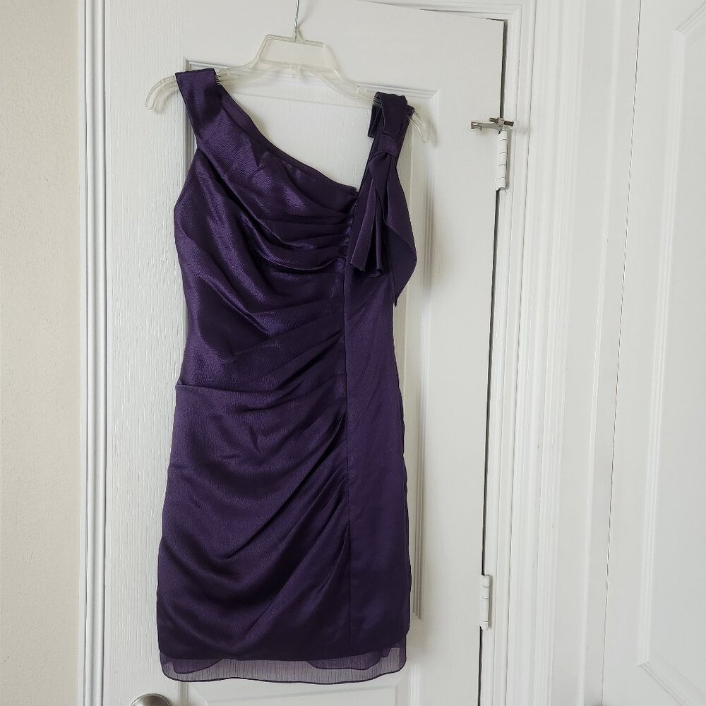 White by Vera Wang - Purple Bow Dress - Size 2